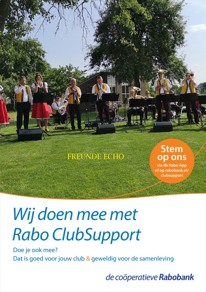 Poster Rabo club support 2022 FB